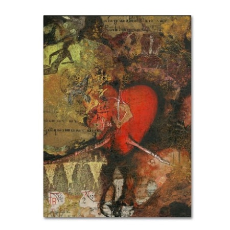 Nick Bantock 'Heart' Canvas Art,24x32